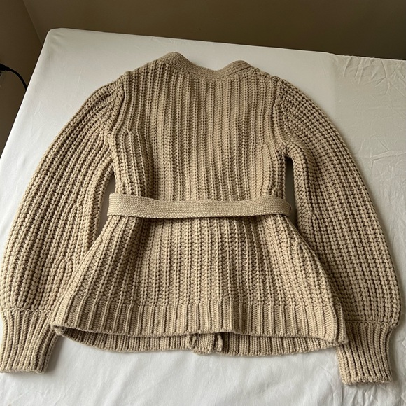 & Other Stories 100% Wool Sweater with Tie - Picture 2 of 9